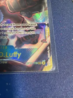 Monkey.D.Luffy OP11-118 SEC - One Piece TCG - English Card Near-Mint Secret Rare - Image 2