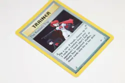 Pokemon: The Rocket's Trap Trainer 19/132 Gym Heroes Vintage Holo Swirl Card - Image 3