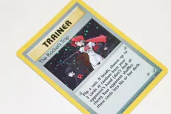 Pokemon: The Rocket's Trap Trainer 19/132 Gym Heroes Vintage Holo Swirl Card - Image 4