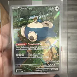 NM/M! Snorlax SVP 051 S&V 151 Pokemon Center ETB Stamped Promo Pokemon Card! ✨ - Image 1