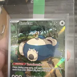 NM/M! Snorlax SVP 051 S&V 151 Pokemon Center ETB Stamped Promo Pokemon Card! ✨ - Image 3