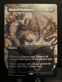 Kindred Dominance (Borderless Alternate Art) [Commander Masters] Near Mint - Image 1