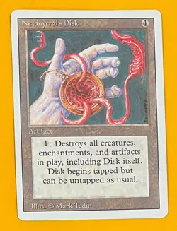 MTG NEVINYRRAL'S DISK Revised (OldManMTG 012-802) - Image 1