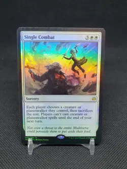 Single Combat 030/264 FOIL War of the Spark NM MTG - Image 1