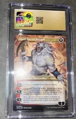Magic MTG Ajani Nacatl Pariah Modern Horizons 3 Borderless MYTHIC RARE CGC 10 - Image 2