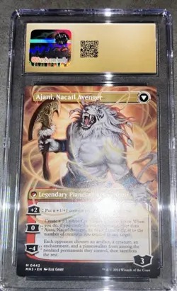 Magic MTG Ajani Nacatl Pariah Modern Horizons 3 Borderless MYTHIC RARE CGC 10 - Image 3