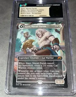 Magic MTG Ajani Nacatl Pariah Modern Horizons 3 Borderless MYTHIC RARE CGC 10 - Image 4