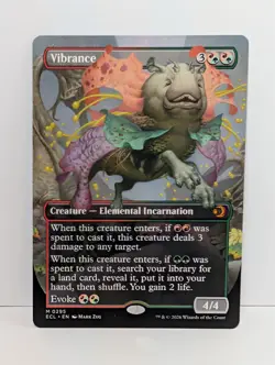 Vibrance - Borderless - MTG Lorwyn Eclipsed ECL - Mythic - NM - Image 1