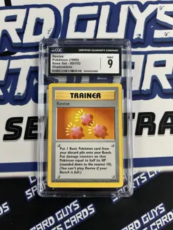 1999 Pokemon Base Set Shadowless #89 Revive CGC MINT 9 - Image 1
