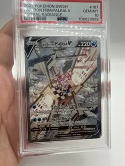 2022 POKEMON SWSH ASTRAL RADIANCE #167 FULL ART/ORIGIN FORME PALKIA V PSA 10 - Image 4