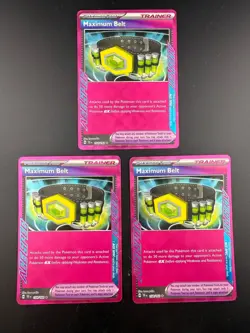 Pokemon TCG Maximum Belt 154/162 Temporal Forces ACE SPEC Rare NM - Image 1
