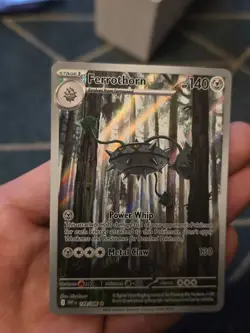 Pokemon TCG Ferrothorn Illustration Rare White Flare 149/086 Near Mint/ Mint - Image 1