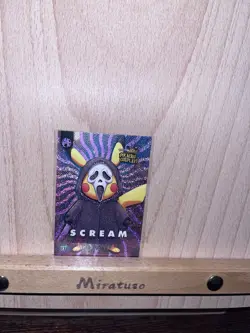 Scream (Pikachu) #E7 - Purple Holo Box Hit Electric Pikachu Cosplay - Pokemon - Image 1