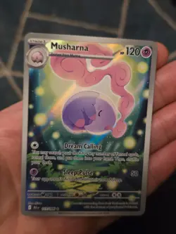 Pokemon Musharna 117/086 - Illustration Rare Holo - Black Bolt 2025 - English - Image 1