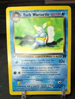 Pokemon Team Rocket 1st Edition Dark Wartortle 46/82 MP condition - Image 1