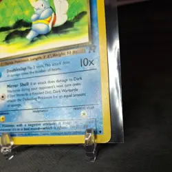 Pokemon Team Rocket 1st Edition Dark Wartortle 46/82 MP condition - Image 2