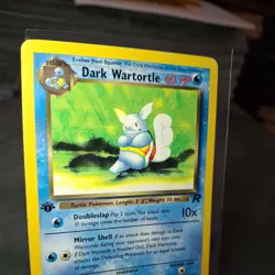Pokemon Team Rocket 1st Edition Dark Wartortle 46/82 MP condition - Image 4