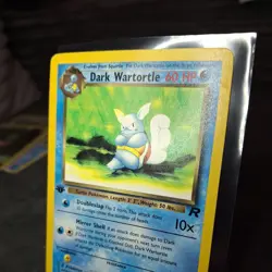 Pokemon Team Rocket 1st Edition Dark Wartortle 46/82 MP condition - Image 5