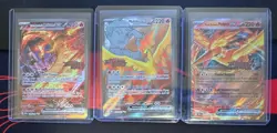 Pokemon TCG Team Rocket's Moltres ex Destined Rivals Stamped UPC Promo Set - Image 1