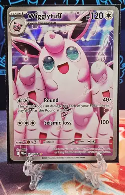 Wigglytuff - 105/094 - TCG Pokemon Phantasmal Flames - Illustration Rare NM - Image 1