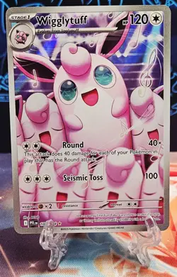 Wigglytuff - 105/094 - TCG Pokemon Phantasmal Flames - Illustration Rare NM - Image 2