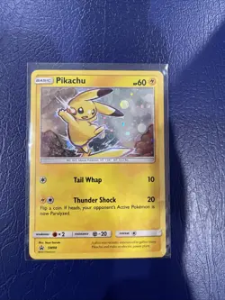 Pokemon TCG: Sun And Moon Black Star Promo Holo Pikachu SM98 - Image 1