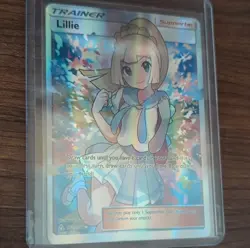 Pokemon TCG Lillie Full Art Ultra Rare Holo Trainer SM Ultra Prism 151/156 - Image 5