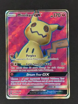 Mimikyu GX (Full Art) 206/214 Pokemon SM - Lost Thunder 2018 NM 🔥 - Image 1
