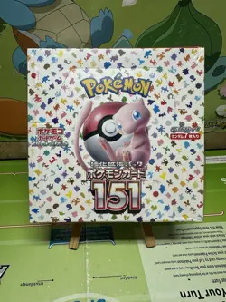 Pokemon TCG Scarlet & Violet 151 Japanese Booster Box, Sealed (No Shrink) - Image 1