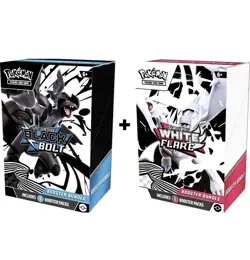 Pokemon Black Bolt and White Flare Booster Bundle Set of 2 Factory Sealed New - Image 1