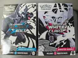 Pokemon Black Bolt and White Flare Booster Bundle Set of 2 Factory Sealed New - Image 2