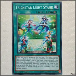 Trickstar Light Stage - SP18-EN040 - Common 1st Edition Yugioh - Image 1