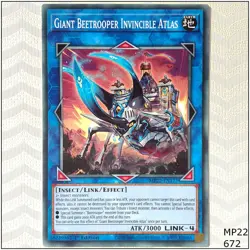 Giant Beetrooper Invincible Atlas - MP22-EN177 - Common 1st Edition Yugioh - Image 1