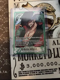Dracule Mihawk - OP14-020 (Alternate Art) OP14-020 The Azure Sea's Seven Foil - Image 1