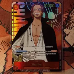 Shanks OP01-120 SEC Alt Art Romance Dawn One Piece CCG - Image 1