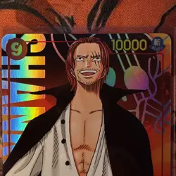 Shanks OP01-120 SEC Alt Art Romance Dawn One Piece CCG - Image 2