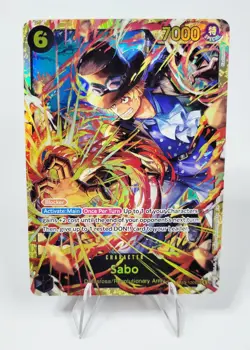One Piece - Carrying On His Will - Sabo SEC OP13-120 - Secret Rare - English - Image 1