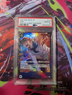 PSA 10 Koby OP11-119 One Piece Flagship Battle 2025 Winner (JP) - Image 2