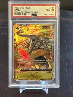 SANJI (OP04-104 SR) Alt Art PSA 10 - One Piece ENGLISH🔥🔥🔥 - Image 1