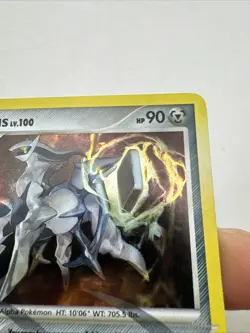 Arceus Lv. 100 AR9 Platinum Holo Rare Pokemon Card TCG LP - Image 4