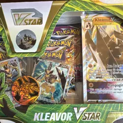 Pokemon TCG Kleavor VSTAR Premium Collection Box Promo English Card Stock - Image 3