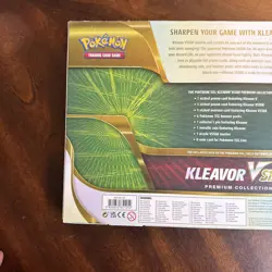 Pokemon TCG Kleavor VSTAR Premium Collection Box Promo English Card Stock - Image 5