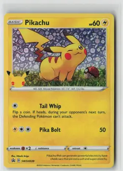 Pokemon Pikachu #SWSH039 Miscellaneous Cards & Products Near Mint or Better - Image 1