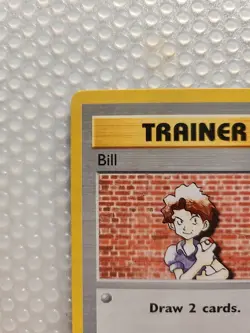 Pokemon TCG Bill Base Set Shadowless 1st Edition Card 91/102 Regular - Image 2