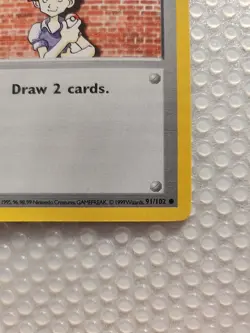 Pokemon TCG Bill Base Set Shadowless 1st Edition Card 91/102 Regular - Image 4