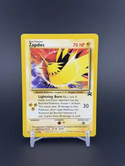 Pokemon TCG Card - Zapdos #23 WoTC Black Star Promo LP- Vintage - Image 1