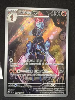 Ceruledge Surging Sparks Illustration Rare Pokemon TCG Card 197/191 NM Condition - Image 1