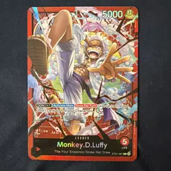 Monkey D Luffy ST21-001 Leader Starter Deck EX Gear 5 Promo One Piece Card Engli - Image 1