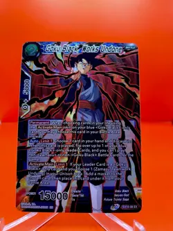 Dragon Ball Super CCG Goku Black, Works Undone EX19-08 EX Foil Bandai Card - Image 1