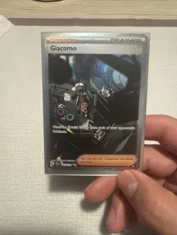 Giacomo 267/193 Sv02: Paldea Evolved Holo Card Near Mint Condition - Image 1